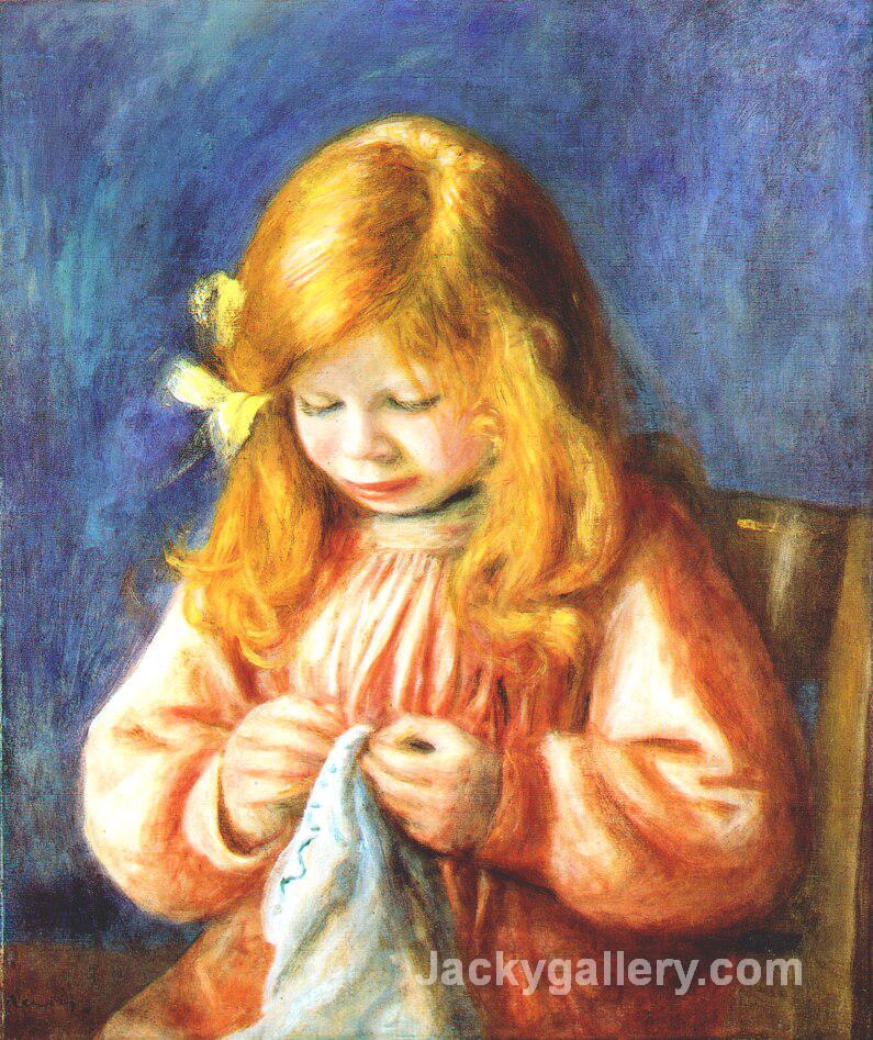 The artists son jean by Pierre Auguste Renoir paintings reproduction